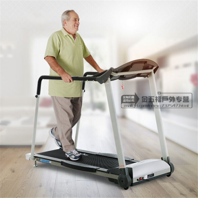 老年人走步机多功能长扶手跑步机家用电动静音健身器材