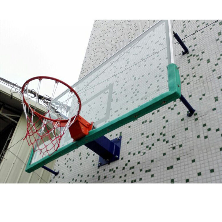 壁挂式篮球架 篮球架挂式 篮球架户外 钢化玻璃篮板 标准 1.