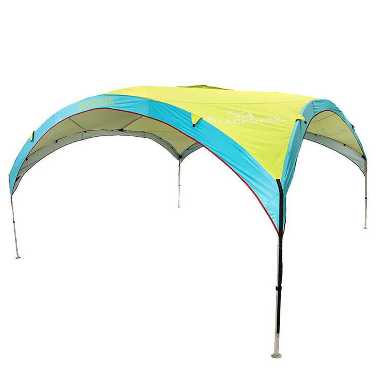 户外天幕帐篷可升降铝合金遮阳棚野外烧烤 青柠色