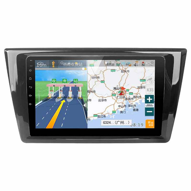 陆广 东风小康c35c36c37 dvd导航仪风光330f505景逸x3x5gps一体机 9寸
