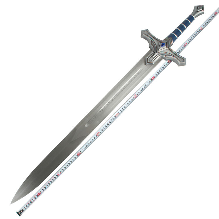 魔兽电影雄狮之心盾牌暴风城士兵剑盾套装1比1周边模型未开刃 士兵单