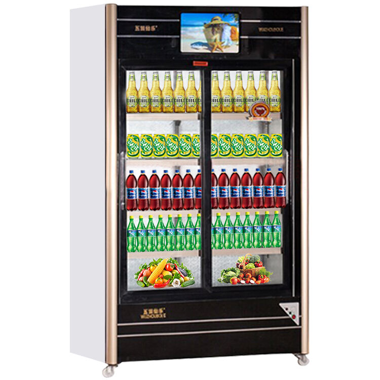 五洲伯乐(wuzhoubole) 多媒体展示柜冷藏柜保鲜柜冰柜商用饮料柜红