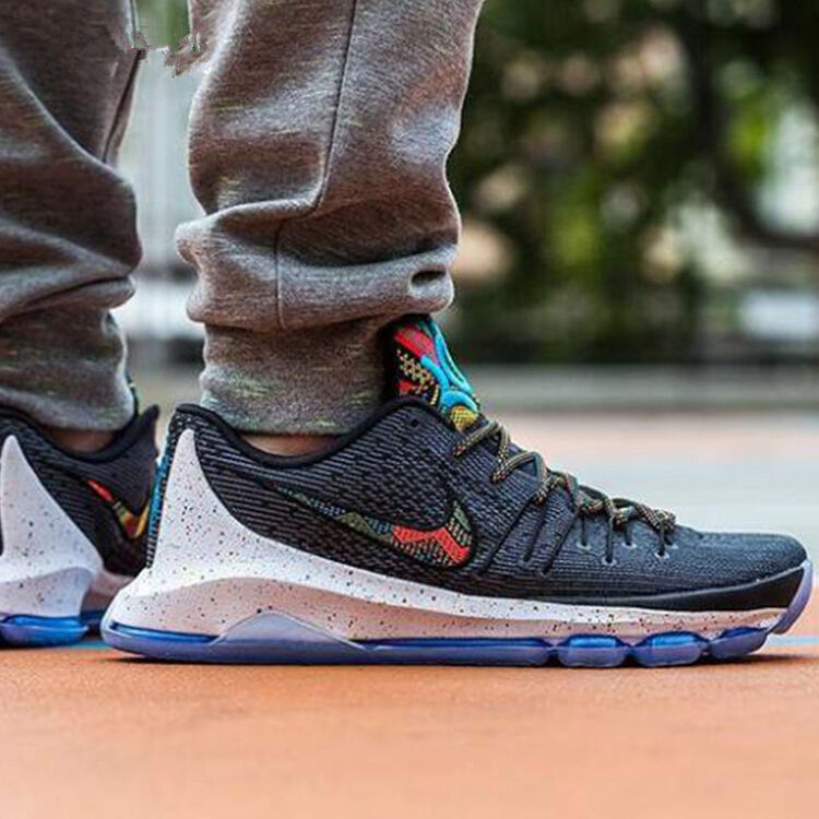 nike耐克杜兰特8战靴篮球鞋kd8黑人月 824421-090 黑人月824421-090