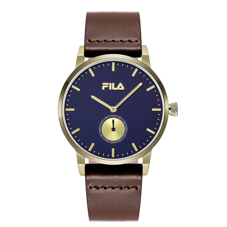 斐乐(fila)石英男表 简约潮流皮带夜光表男士手表 flm38-649-003