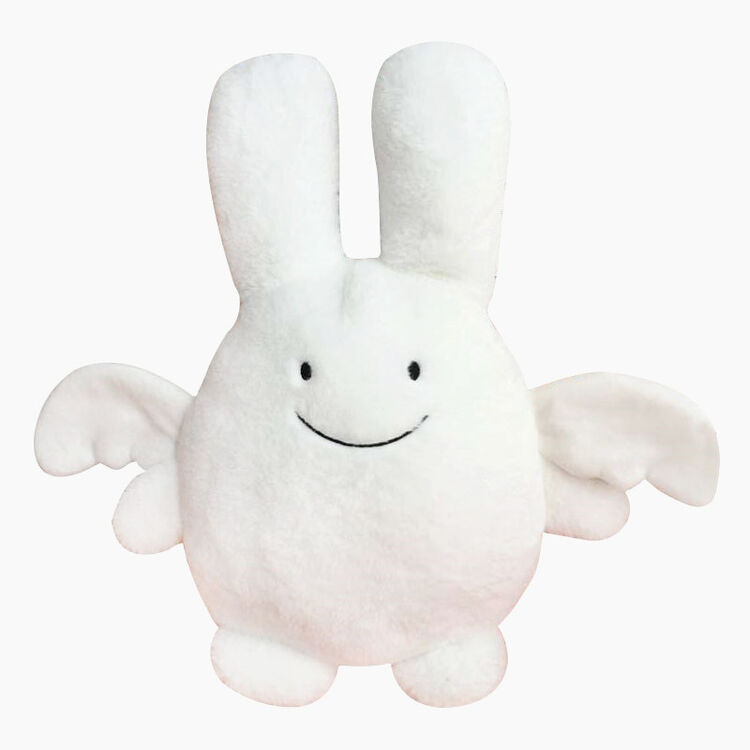 儿童玩具 ins软萌天使兔子小恶魔毛绒公仔宝宝安抚玩偶 天使兔 25cm