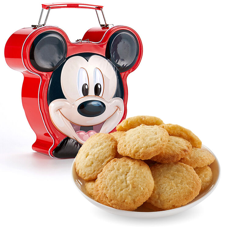 迪士尼(disney) 曲奇饼干 果仁酥(大米奇,美妮随机发货) 100g/罐
