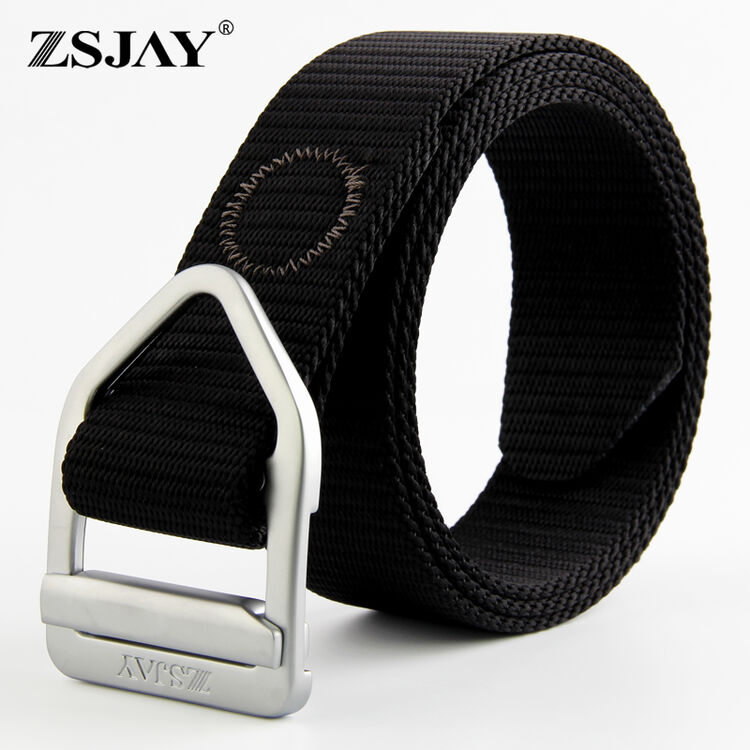 战术鸟户外子弹头帆布腰带男士布皮带尼龙休闲运动裤带v8 黑色 130cm