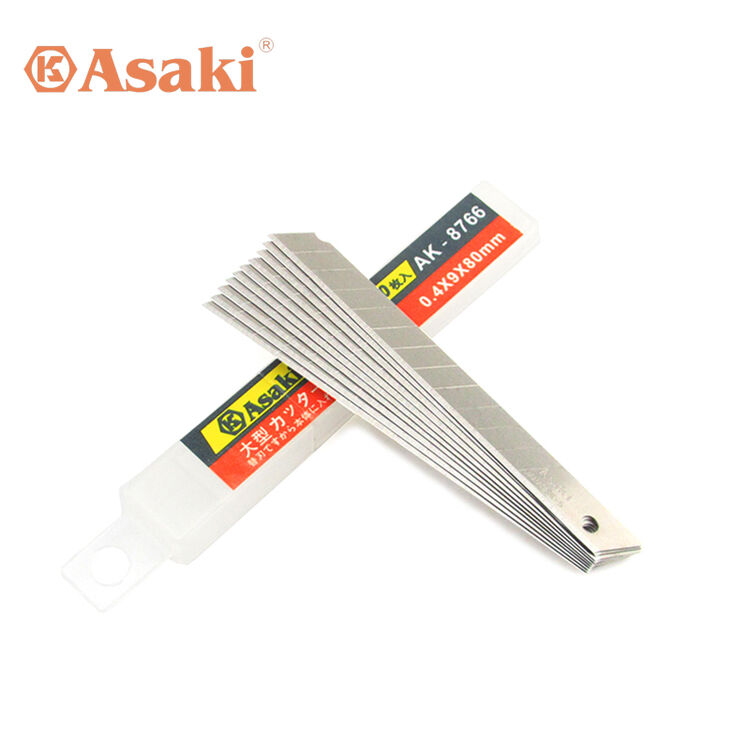 ASAKI SK5材质美工刀片 介刀片墙纸刀片A-100 A-80精品7/14节刀片 小号80*9*0.4mm(AK-8766)【图片 价格 ...