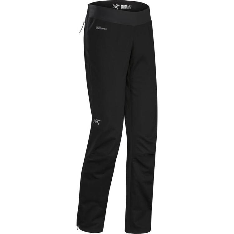 arcteryx始祖鸟女裤运动裤休闲轻量长裤arc00k3 black/black s