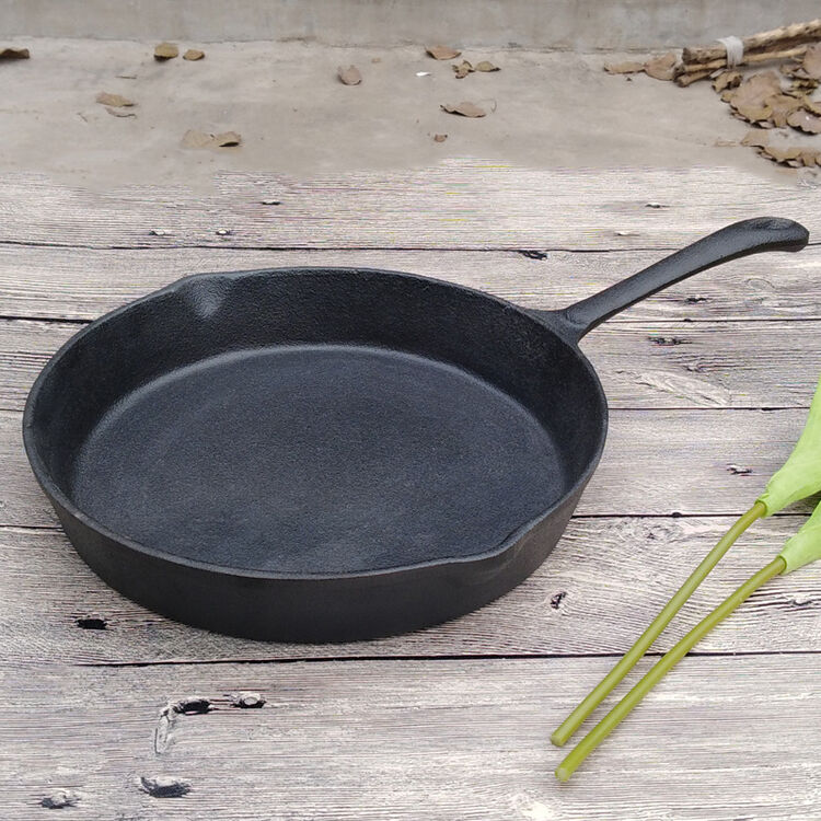 不粘锅生铁煎蛋煎锅铸铁生铁生铁煎锅煎锅平底锅涂层煎蛋手工涂层不粘