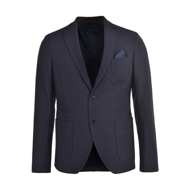 versace collection范思哲男装 男士时尚休闲西装 95733 藏青色 50