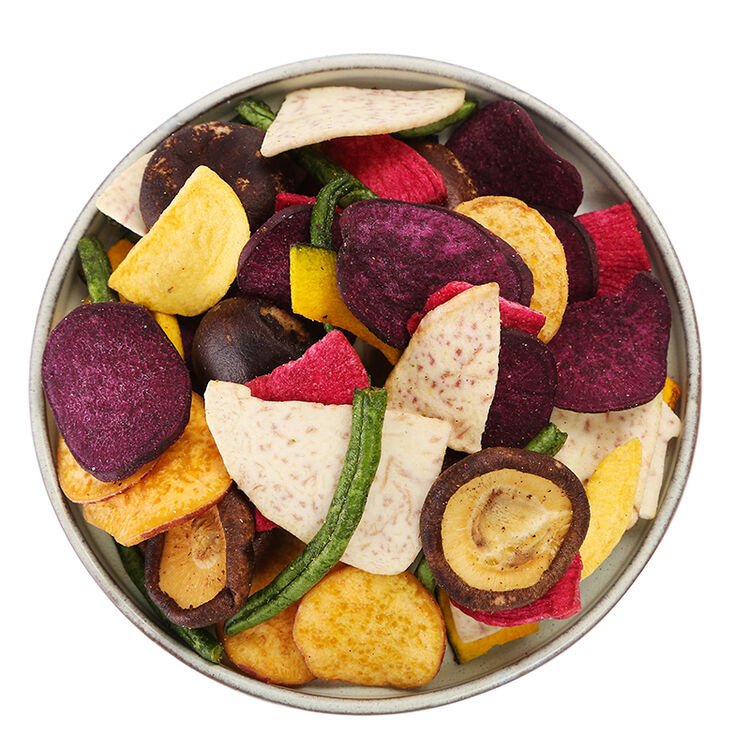 【京东自有品牌】 八享时 果蔬什锦脆 100g/袋 蔬菜干果干 休闲零食