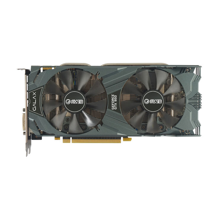 影驰gtx950黑将 1165mhz(b1355)/6600mhz/2g/128b 显卡