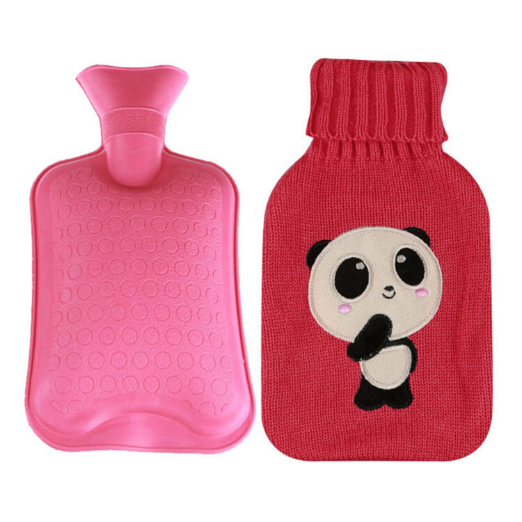 振兴卡通注水热水袋 充水暖水袋暖手宝防爆橡胶颜色随机