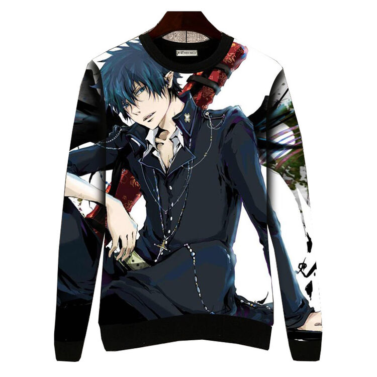 青之驱魔师卫衣外套男衣服青少年学生动漫周边男无帽卫衣外套衣服