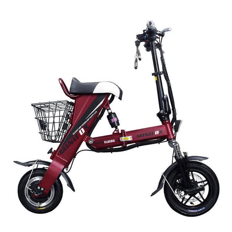 索罗门(solomo)c1电动自行车 锂电36v折叠电动车男女 滑板平衡车助力