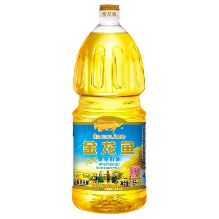金龙鱼 食用油 自然葵香葵花籽油1.8L（新老包装随机发货）