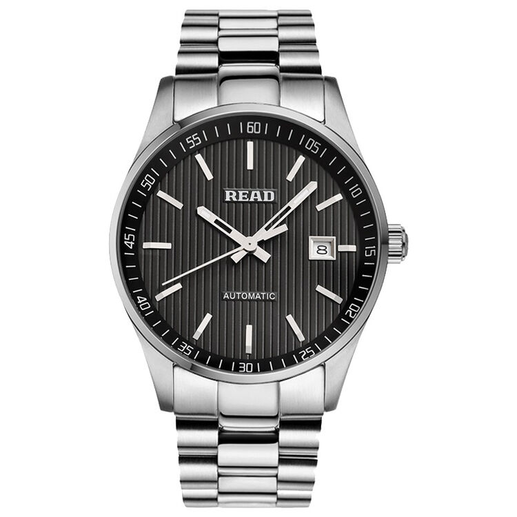 锐力read手表皇家骑士系列全自动机械男表黑钢r8009g