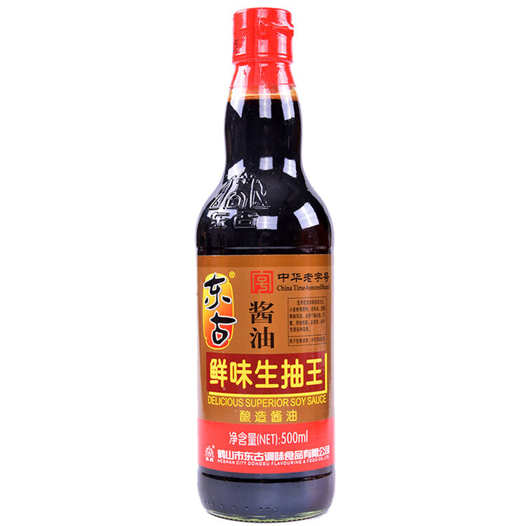 东古鲜味生抽王酱油500ml红烧酱油酿造酱油中华老字号