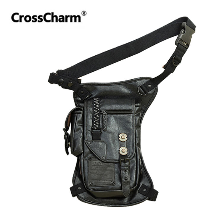 crosscharm新款男包 休闲斜挎包 男 日韩腿包 骑车