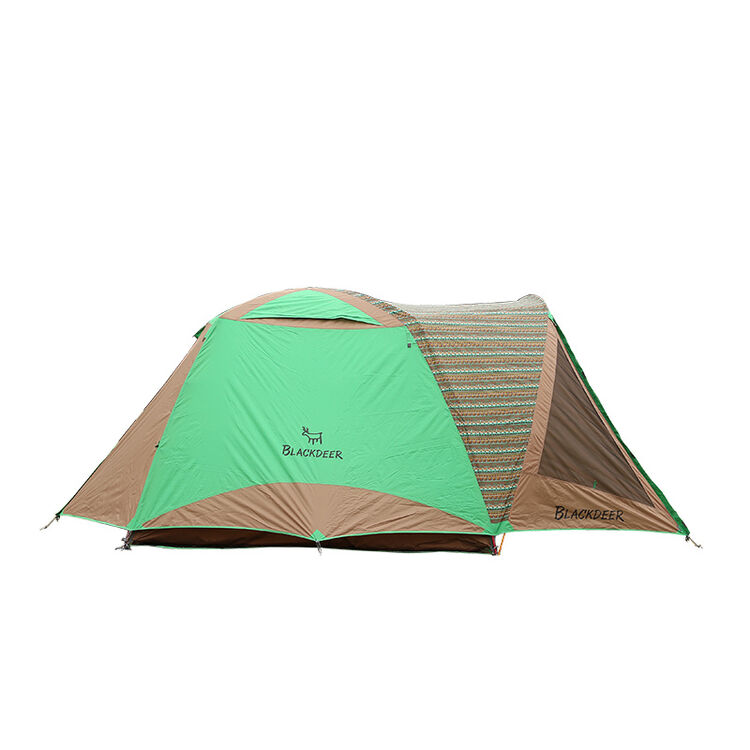 黑鹿(blackdeer) 户外野营防雨木鹿驿站a一室一厅帐篷 bd11611101
