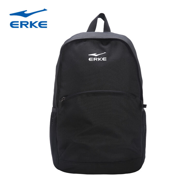 鸿星尔克 双肩包 学生中背包 基础背包 男女书包电脑包旅游包 简易