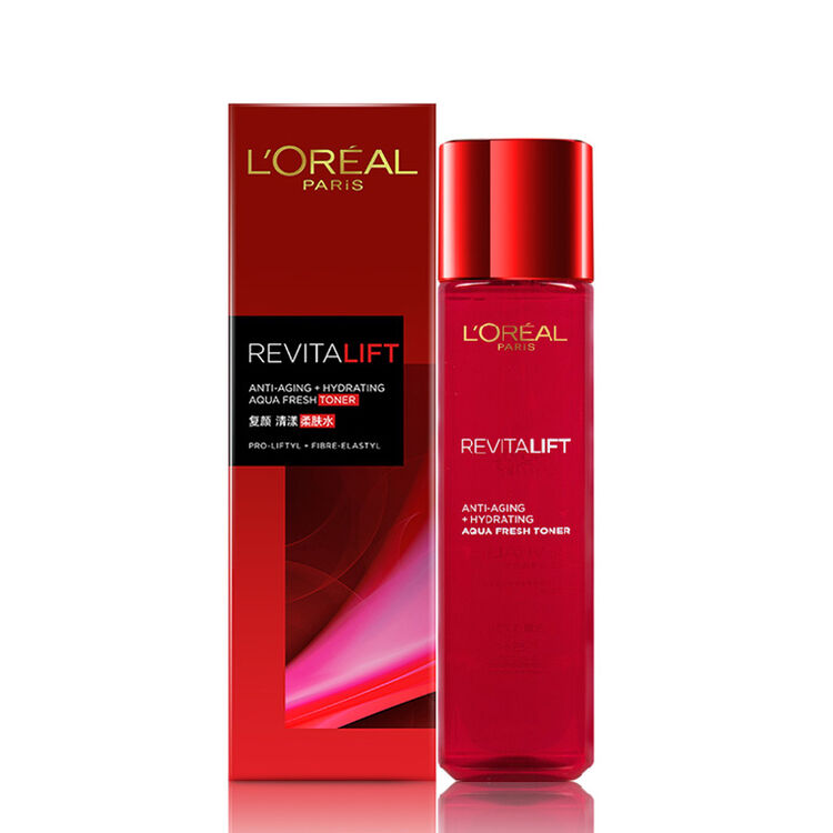 欧莱雅(loreal) 女士护肤品复颜清漾柔肤水保湿滋润爽肤水化妆水 130