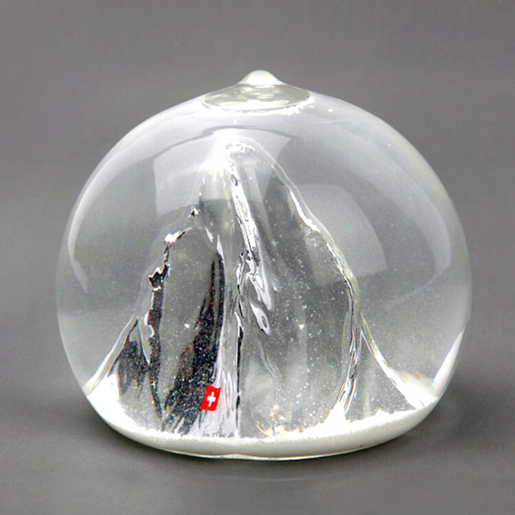 阿尔卑斯山雪球 瑞士山水晶球 创意生日礼物 雪花 摆件送女友