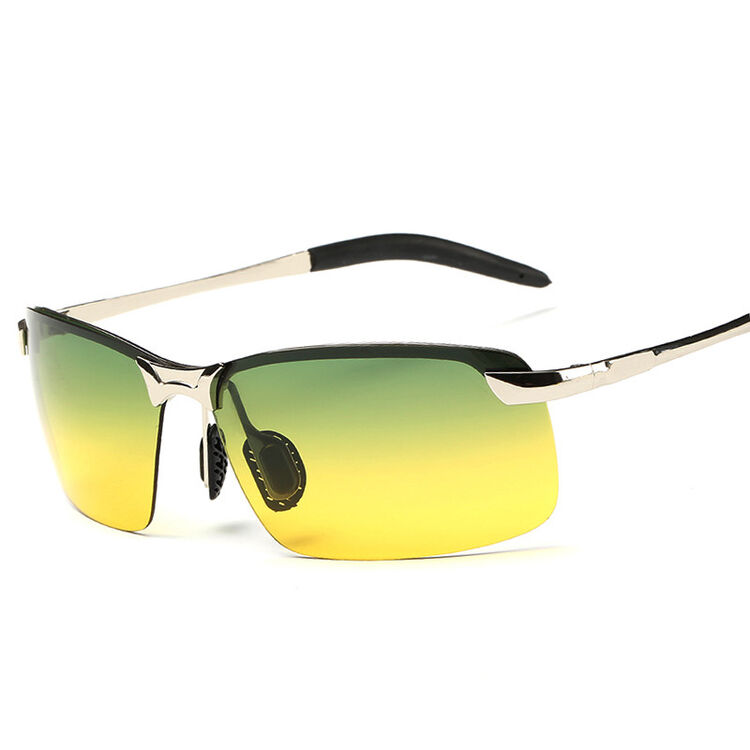 款夜视镜全能驾驶镜 日夜两用男女偏太阳眼镜 开车专用司机镜 黑框日