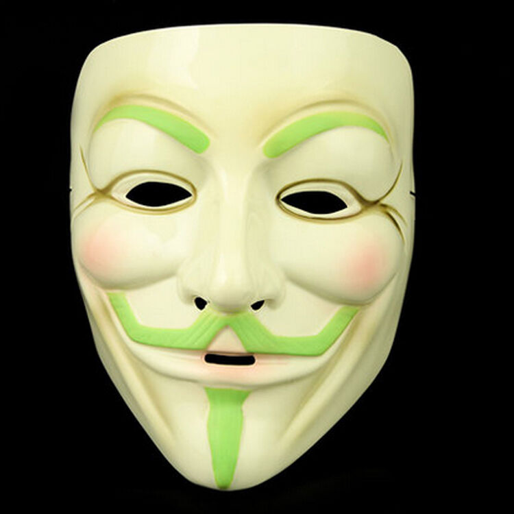 圣诞 元旦万圣节恐怖面具 黑客 v字面具 v字队面具 v怪客面具 环保pvc