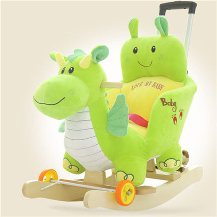 卡通可爱早教玩具儿童音乐两用木马摇马可拆洗摇摇马婴儿摇摇车摇椅