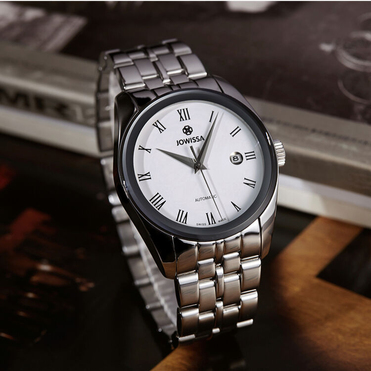 左薇莎(jowissa) 瑞士原装进口手表 男士腕表 全自动机械表 背透机芯