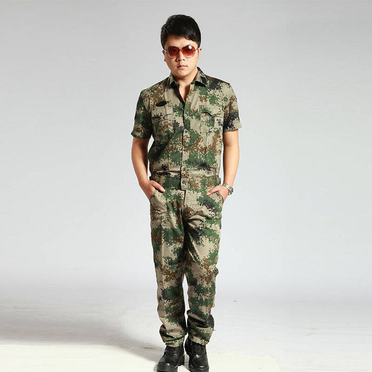 派尼美特 07短袖迷彩服军装林地迷彩服套装丛林数码作训服特种户外