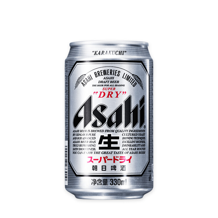 朝日Asahi朝日啤酒（超爽生）10.9度330ml*24听整箱装-商品详情-光明菜管家