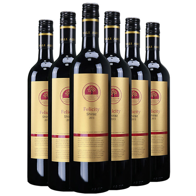 圣果树庄园sacredtree 澳大利亚原瓶进口红酒雅韵干红葡萄酒 雅韵六支