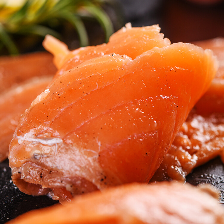 美加佳智利即食烟熏三文鱼刺身(大西洋鲑)100g 日料 海鲜水产 生鲜鱼类 光明服务菜管家商品 