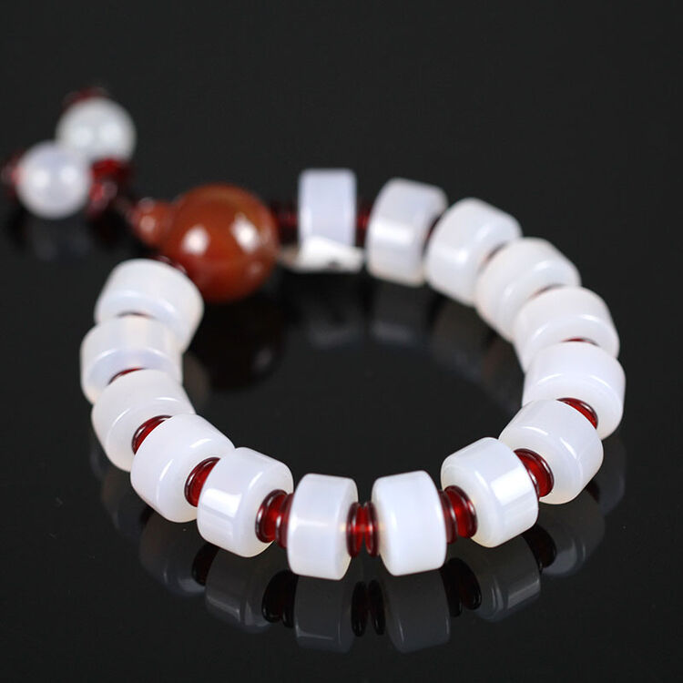 匠坊珠宝白玉髓手串手链手饰【图片 价格 品牌 评论】-京东