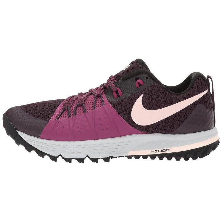 全球购耐克(nike) air zoom wildhorse 4 女运动跑步鞋 port wine
