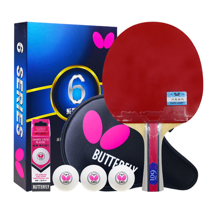 蝴蝶Butterfly乒乓球拍 5\/6系列双面反胶乒乓球成品拍单拍含拍套 六系列TBC601横拍【图片 价格 品牌 评论】-京东