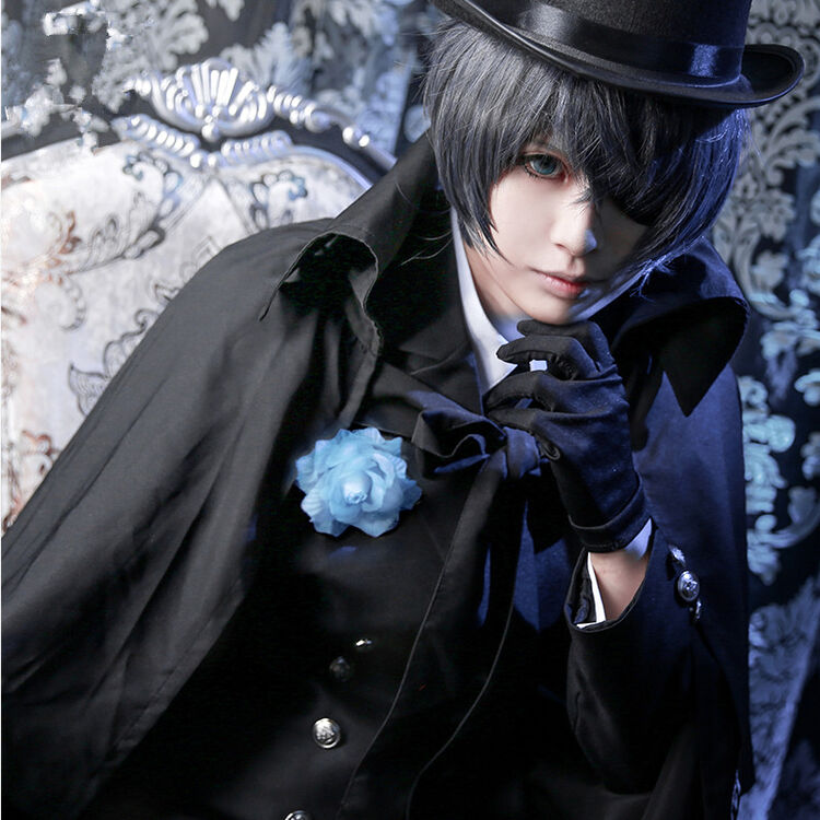 黑执事夏尔cos服送葬服cosplay服装男礼服日常万用西服 套餐一(包含