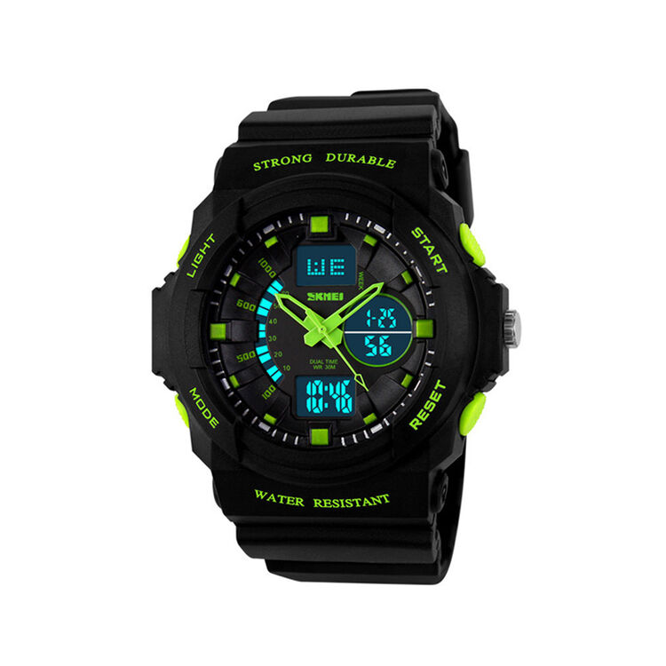 时刻美(skmei)手表男多功能男士手表防水运动电子表儿童户外学生手表