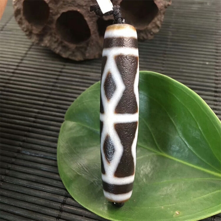 光语【新货更新】开光天然西藏朱砂页岩药师天眼九眼天珠玛瑙至玉髓