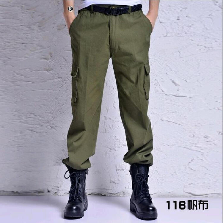 六只红鹿2017年夏季新款陆军07海装军队特战军品裤子干活衣服 580军裤