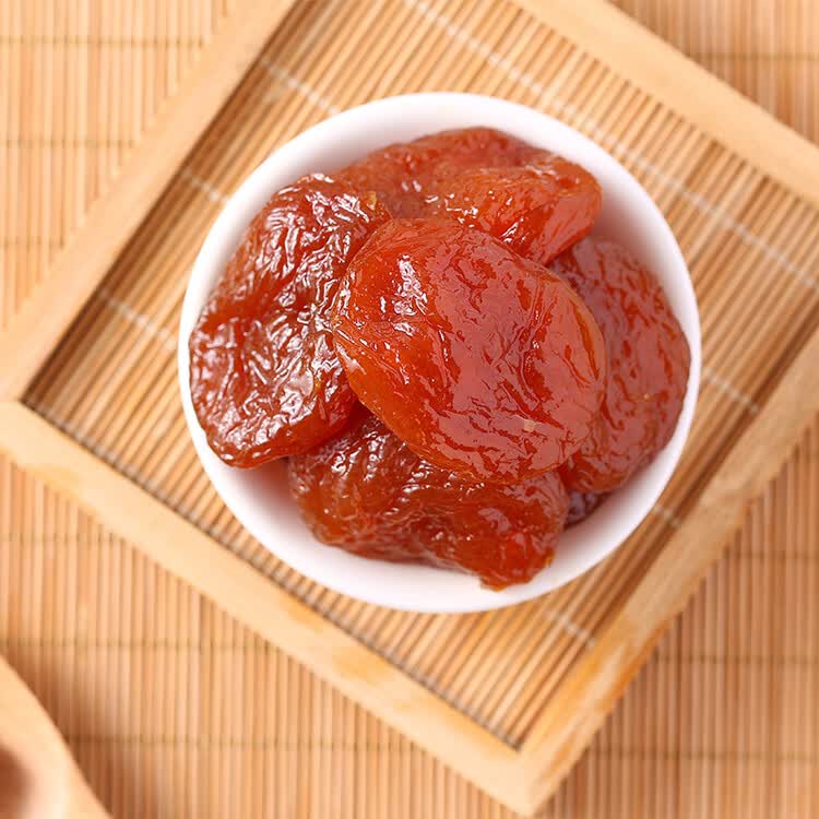 华味亨水晶杏脯150g 蜜饯果干无核大个休闲食品健康零食小吃 菜管家商品