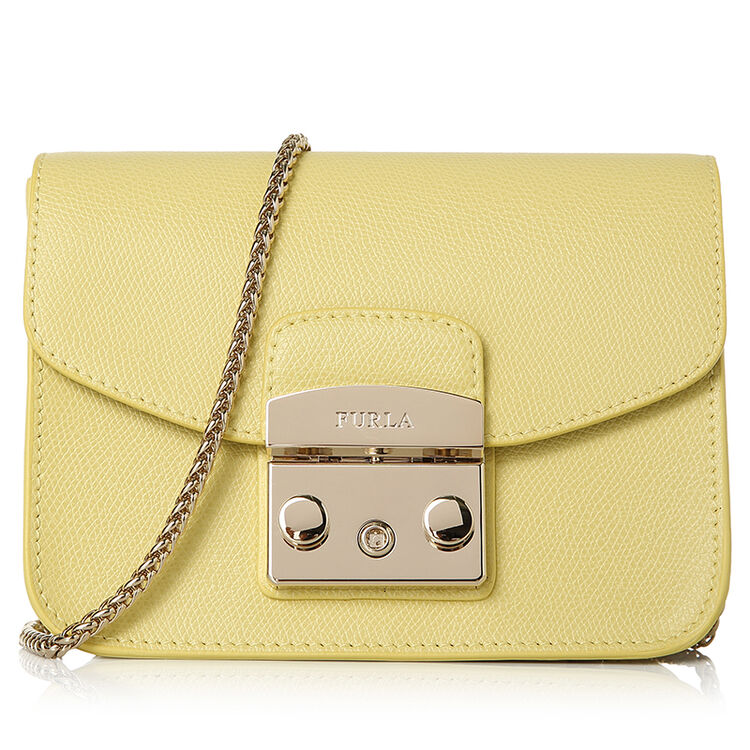 芙拉furla 链条经典女士斜挎包 柠檬黄 920311 b bgz7are