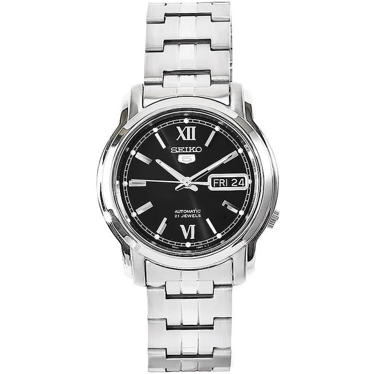 精工(seiko)盾牌5号背透自动机械男表 snkk81k1