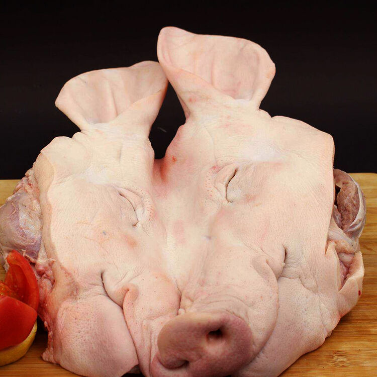 2kg(1个)乡野猪生猪头整个