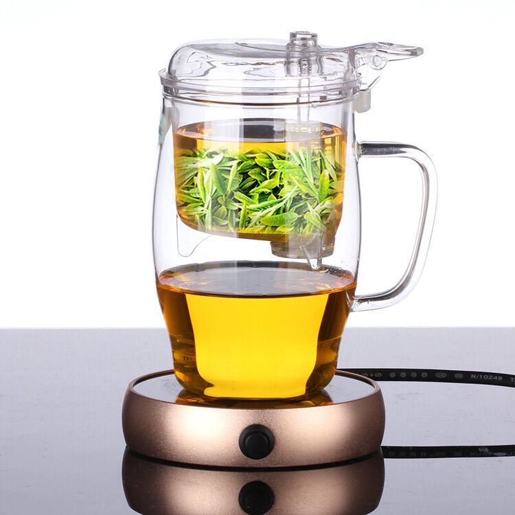 台湾76飘逸杯泡茶杯耐热过滤玻璃茶具茶水分离沏茶杯办公室个人杯 620