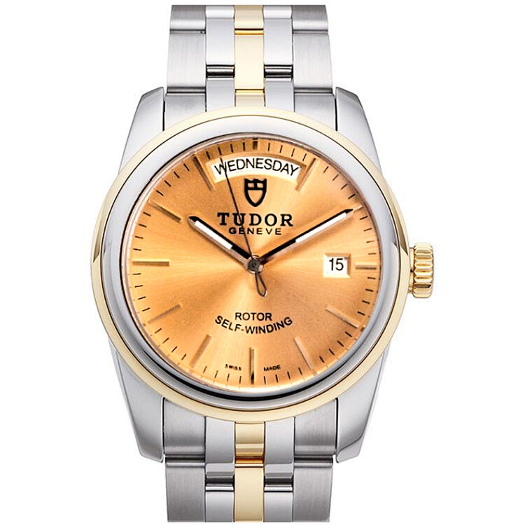 瑞士帝舵tudor手表骏珏系列自动机械男表56003-68063 香槟盘条形