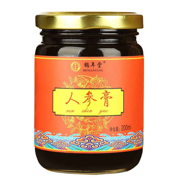 鹤年堂无添加滋补人参膏 传统滋补药食同源 200ml